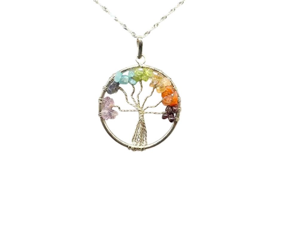 pendentif arbre de vie 7 chakras occizen boutique beziers pendentif arbre de vie 7 chakras occizen boutique beziers