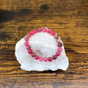 bracelet tourmaline rose occizen