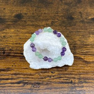 bracelet améthyste et aventurine boutique occizen