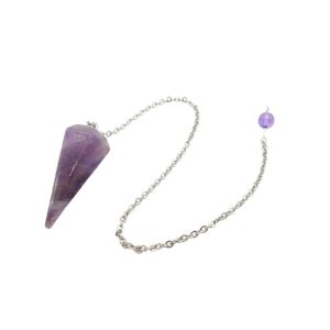 pendule amethyste conique occizen