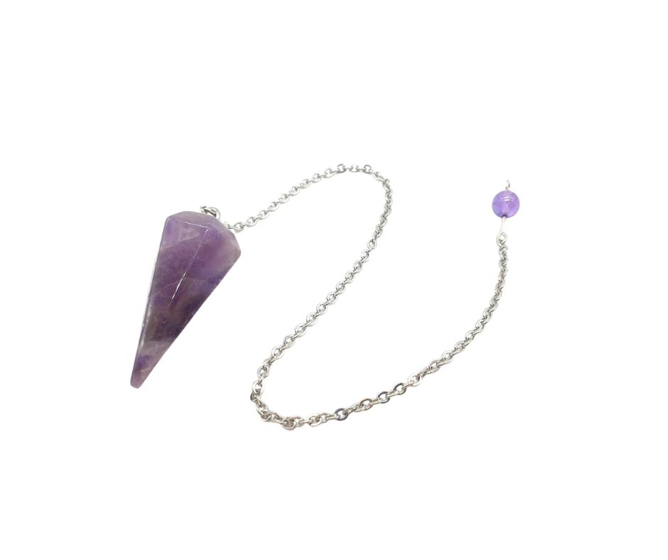 pendule amethyste conique occizen pendule amethyste conique occizen