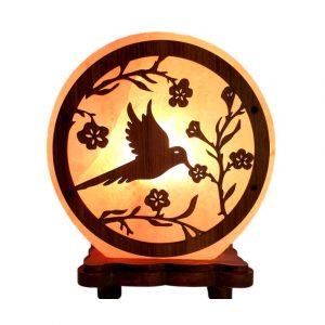 lampe de sel oiseau seul boutique occizen
