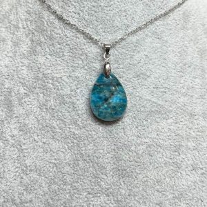 pendentif larme en apatite occizen
