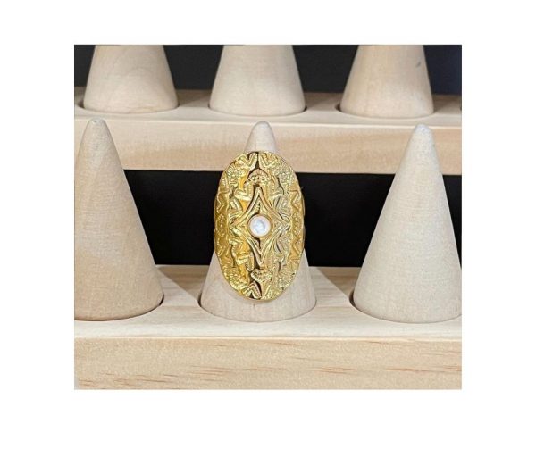 Bague cristal de roche occizen