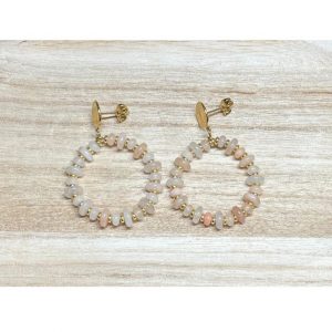 boucles d'oreilles pierre de soleil occizen boutique