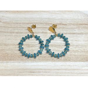boucles d'oreilles apatite occizen