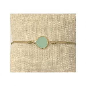 bracelet resine vert clair occizen