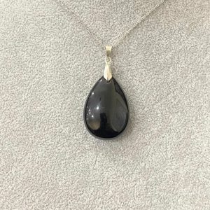 pendentif obsidienne noire occizen