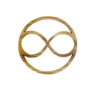 sculpture balinaise infini 15 cm bois occizen