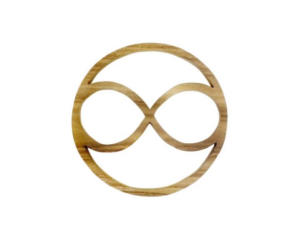 sculpture balinaise infini 15 cm bois occizen
