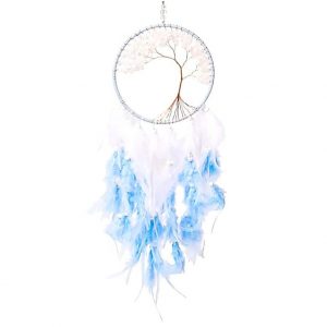 attrape rêves en jade blanc occizen