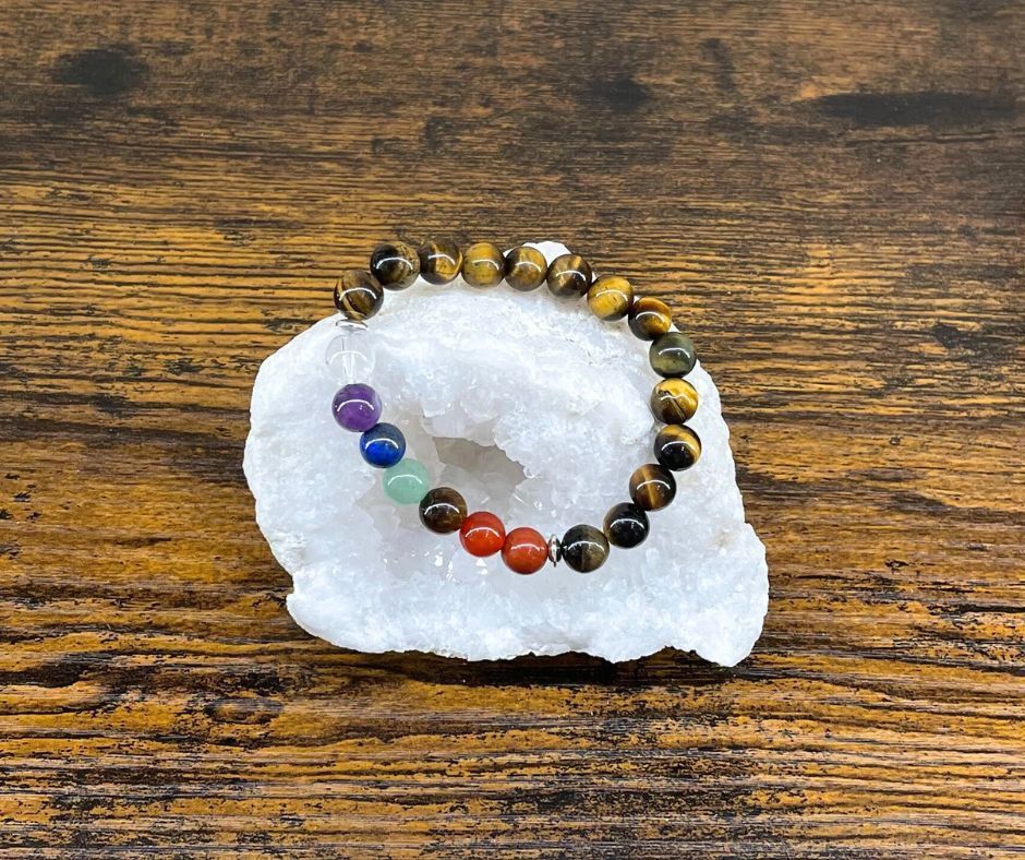 bracelet 7 chakras et oeil de tigre boutique occizen bracelet 7 chakras et oeil de tigre boutique occizen