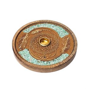 porte encens amazonite occizen