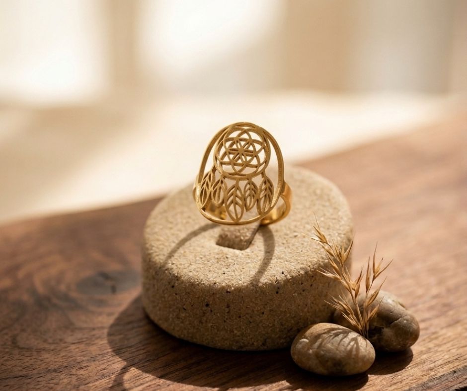 Bague attrape-rêves réglable occizen Bague attrape-rêves réglable occizen