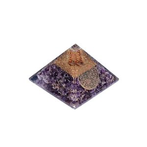 orgonite améthyste fleur de vie occizen