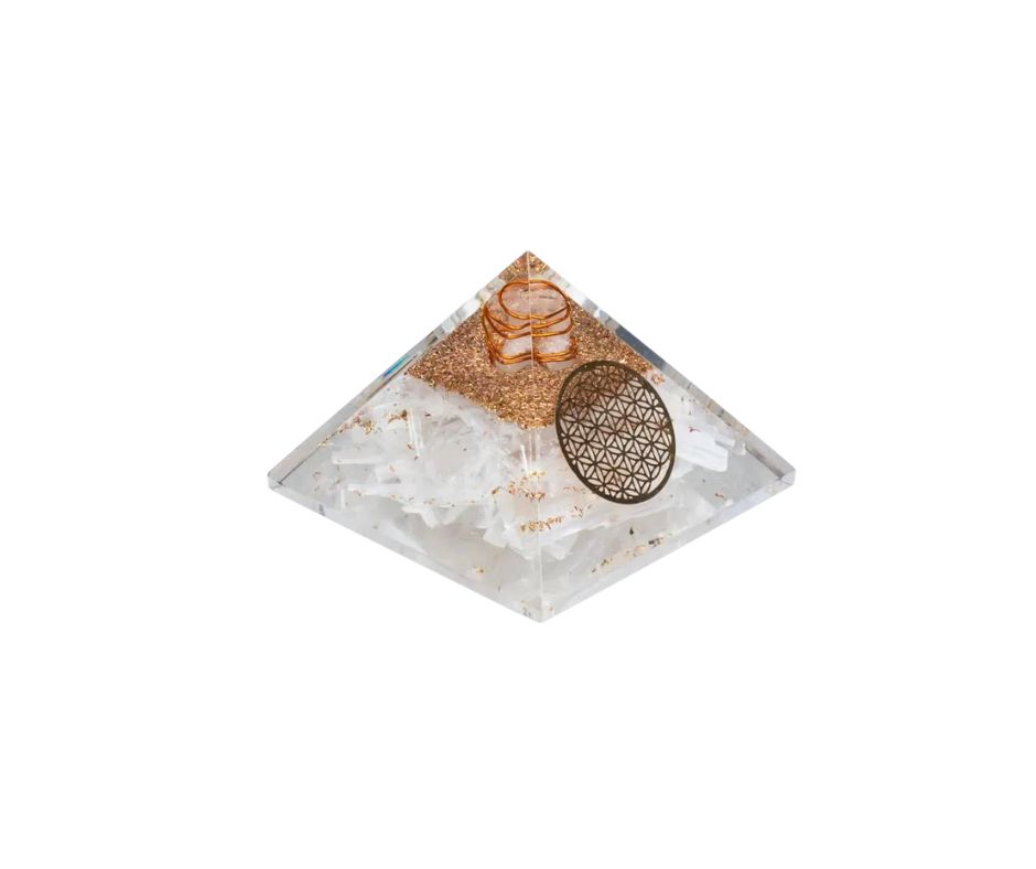orgonite sélénite fleur de vie occizen orgonite sélénite fleur de vie occizen